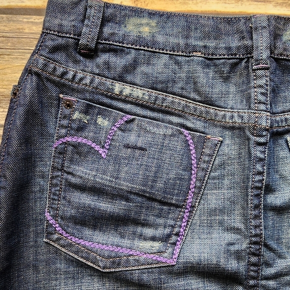 RVCA Denim Button Down Skirt Size 31 - Picture 7 of 7